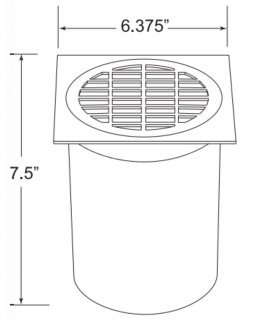 Encore LEDWL-115-LED-6W In-Grade Light 